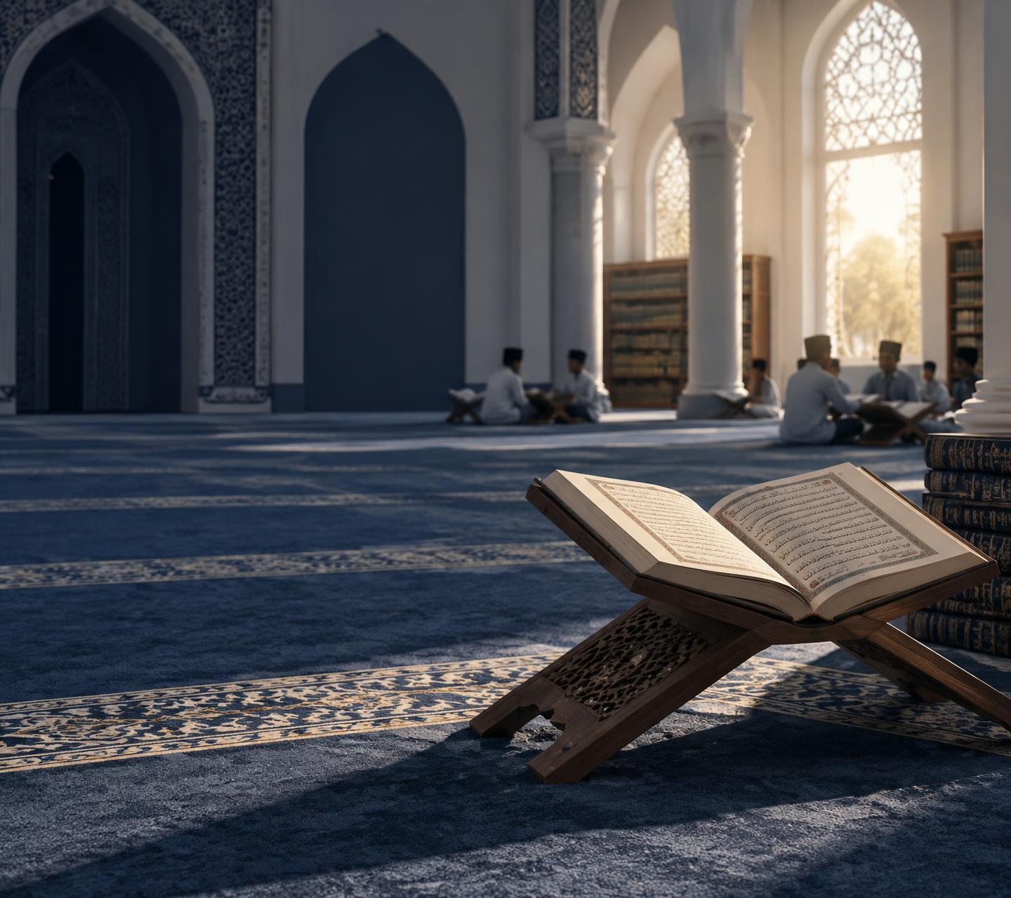 Students reciting the Quran together in a dugsi classroom